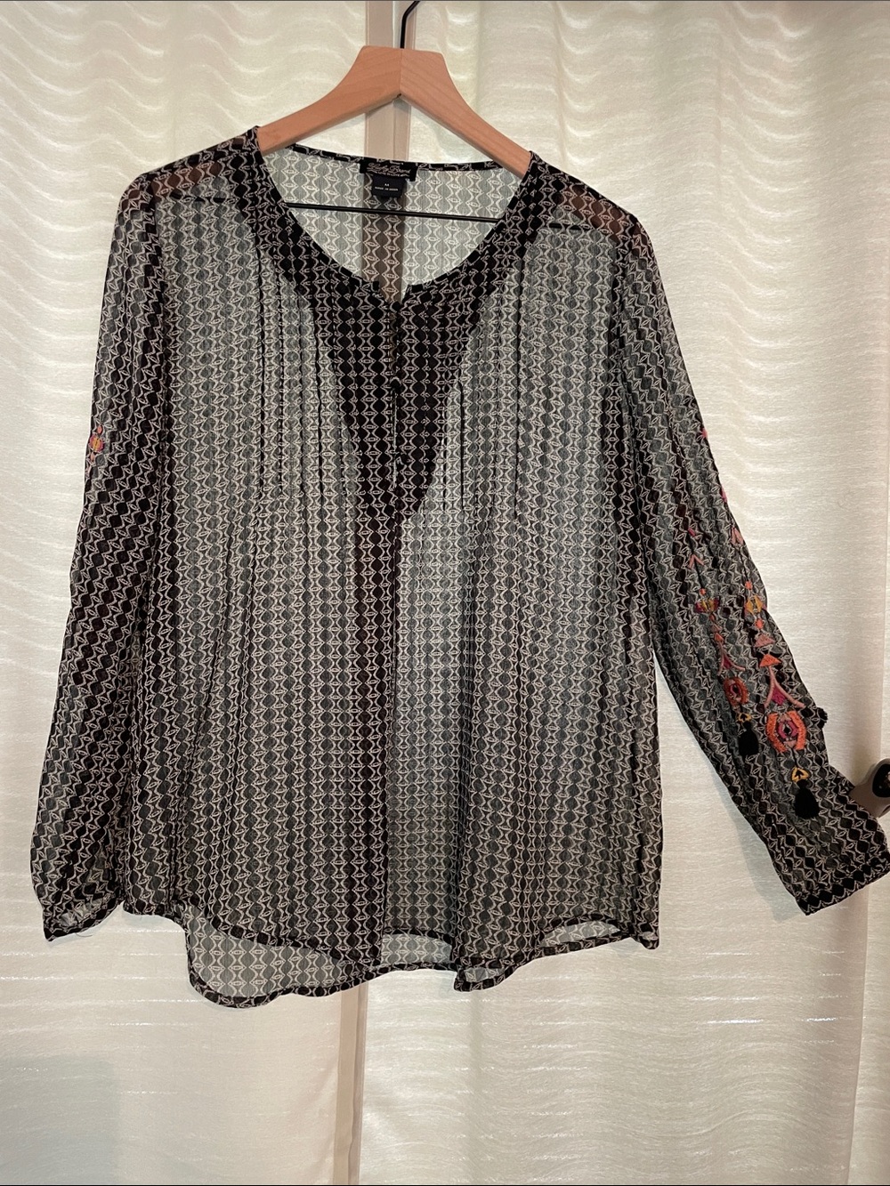 Lucky Brand Embroidered Shirt